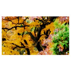 Japan Garden Color Tree Zen Banner And Sign 7  X 4  by Wegoenart