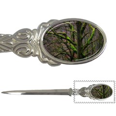 Tree Moss Forest Bark Wood Trunk Letter Opener by Wegoenart