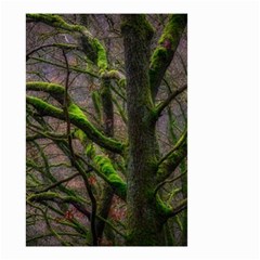 Tree Moss Forest Bark Wood Trunk Small Garden Flag (two Sides) by Wegoenart