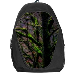 Tree Moss Forest Bark Wood Trunk Backpack Bag by Wegoenart