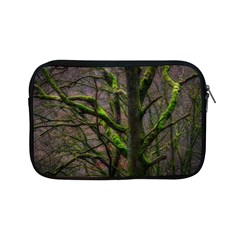 Tree Moss Forest Bark Wood Trunk Apple Ipad Mini Zipper Cases by Wegoenart