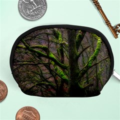 Tree Moss Forest Bark Wood Trunk Accessory Pouch (medium) by Wegoenart