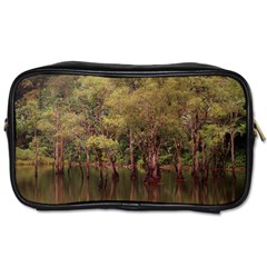 Landscape Jungle Reflection Nature Toiletries Bag (one Side) by Wegoenart