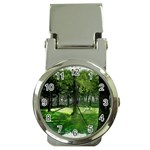 Beeches Trees Tree Lawn Forest Nature Money Clip Watches Front