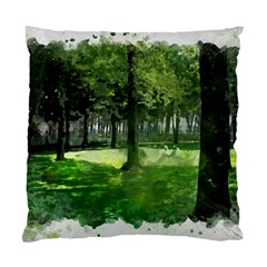 Beeches Trees Tree Lawn Forest Nature Standard Cushion Case (one Side) by Wegoenart