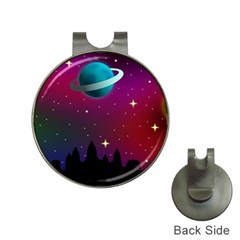 Asteroid Comet Star Space Aurora Hat Clips With Golf Markers by Wegoenart