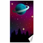 Asteroid Comet Star Space Aurora Canvas 40  x 72  39.28 x69.23  Canvas - 1