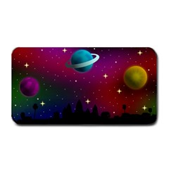 Asteroid Comet Star Space Aurora Medium Bar Mat by Wegoenart