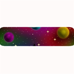 Asteroid Comet Star Space Aurora Large Bar Mat by Wegoenart