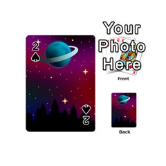 Asteroid Comet Star Space Aurora Playing Cards 54 Designs (mini) by Wegoenart