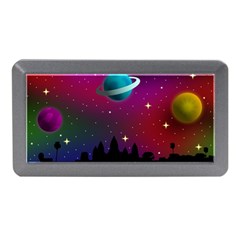 Asteroid Comet Star Space Aurora Memory Card Reader (mini) by Wegoenart