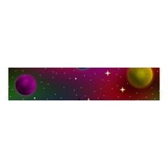 Asteroid Comet Star Space Aurora Velvet Scrunchie by Wegoenart