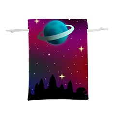 Asteroid Comet Star Space Aurora Lightweight Drawstring Pouch (s) by Wegoenart