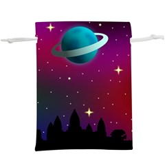 Asteroid Comet Star Space Aurora  Lightweight Drawstring Pouch (xl) by Wegoenart