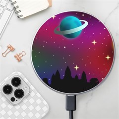 Asteroid Comet Star Space Aurora Wireless Charger by Wegoenart