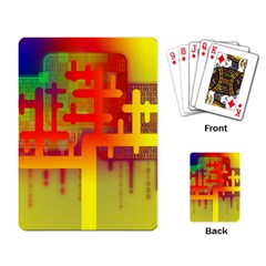 Code Binary System Playing Cards Single Design (rectangle) by Wegoenart