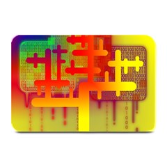 Code Binary System Plate Mats by Wegoenart