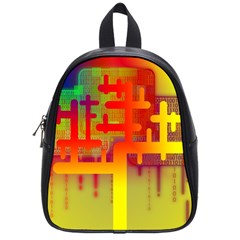 Code Binary System School Bag (small) by Wegoenart