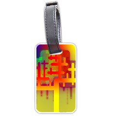 Code Binary System Luggage Tag (one Side) by Wegoenart