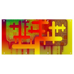 Code Binary System Banner And Sign 8  X 4  by Wegoenart