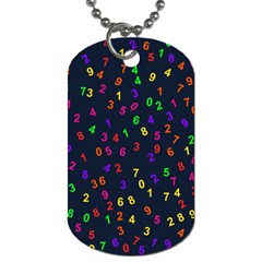 Number Digit Learning Education Dog Tag (two Sides) by Wegoenart