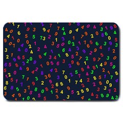 Number Digit Learning Education Large Doormat by Wegoenart