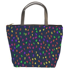 Number Digit Learning Education Bucket Bag by Wegoenart