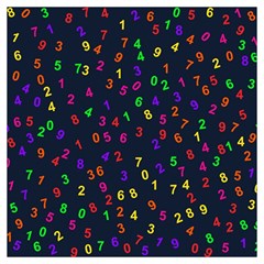 Number Digit Learning Education Lightweight Scarf  by Wegoenart