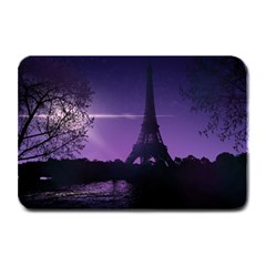 Eiffel Tower Paris-nigh Silhouette Plate Mats by Wegoenart