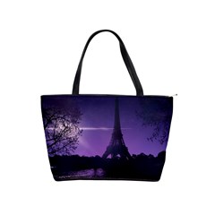 Eiffel Tower Paris-nigh Silhouette Classic Shoulder Handbag by Wegoenart