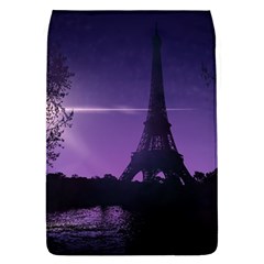 Eiffel Tower Paris-nigh Silhouette Removable Flap Cover (l) by Wegoenart