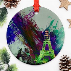 Eiffel Tower Paris France Europe Ornament (round) by Wegoenart