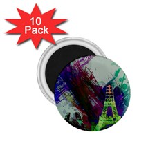 Eiffel Tower Paris France Europe 1 75  Magnets (10 Pack)  by Wegoenart