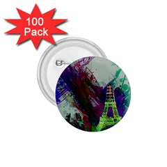 Eiffel Tower Paris France Europe 1 75  Buttons (100 Pack)  by Wegoenart