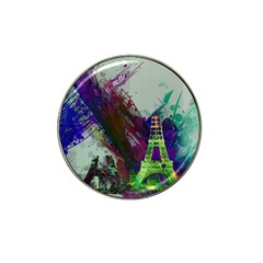 Eiffel Tower Paris France Europe Hat Clip Ball Marker by Wegoenart