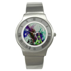 Eiffel Tower Paris France Europe Stainless Steel Watch by Wegoenart