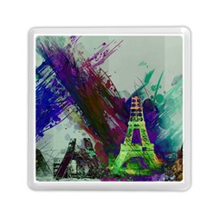 Eiffel Tower Paris France Europe Memory Card Reader (square) by Wegoenart