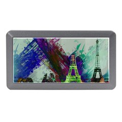 Eiffel Tower Paris France Europe Memory Card Reader (mini) by Wegoenart