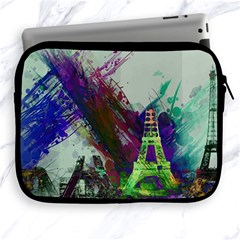 Eiffel Tower Paris France Europe Apple Ipad 2/3/4 Zipper Cases by Wegoenart