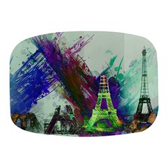 Eiffel Tower Paris France Europe Mini Square Pill Box by Wegoenart