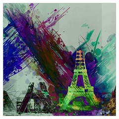 Eiffel Tower Paris France Europe Lightweight Scarf  by Wegoenart