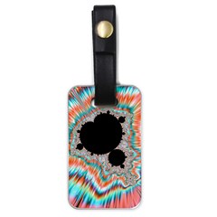 Fractal Abstract Background Luggage Tag (one Side) by Wegoenart