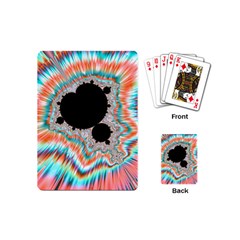 Fractal Abstract Background Playing Cards Single Design (mini) by Wegoenart