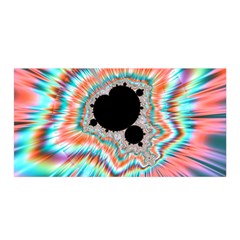 Fractal Abstract Background Satin Wrap 35  X 70  by Wegoenart