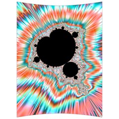 Fractal Abstract Background Back Support Cushion by Wegoenart