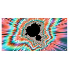 Fractal Abstract Background Banner And Sign 8  X 4  by Wegoenart