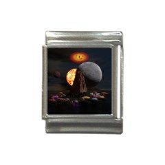 Eye Of Sauron Space Mushroom Moon Italian Charm (13mm) by Wegoenart