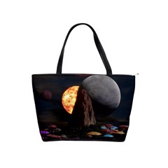 Eye Of Sauron Space Mushroom Moon Classic Shoulder Handbag by Wegoenart