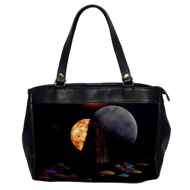 Eye Of Sauron Space Mushroom Moon Oversize Office Handbag