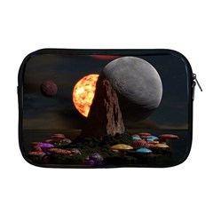 Eye Of Sauron Space Mushroom Moon Apple Macbook Pro 17  Zipper Case by Wegoenart